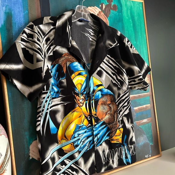 Marvel Wolverine Graphic Kids Shirt - Black and Yellow M 12 - Picture 6 of 16